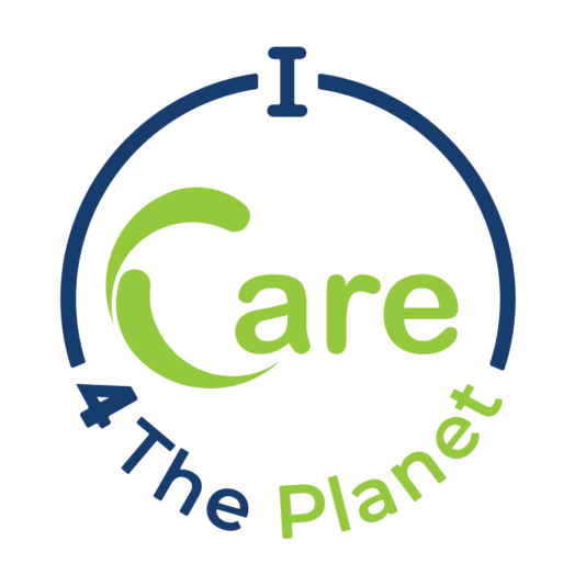 I Care 4 the Planet logo light CMYK